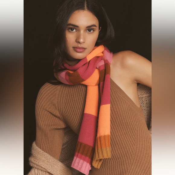 Anthropologie NWT 102” long vibrant scarf; 100% recommended/top rated @anthro - Picture 8 of 12